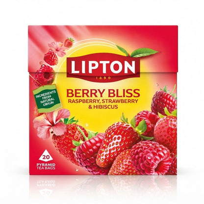 20s 42g 4 Pack Bundle Total 80 Bags Lipton Berry Bliss Tea Bags