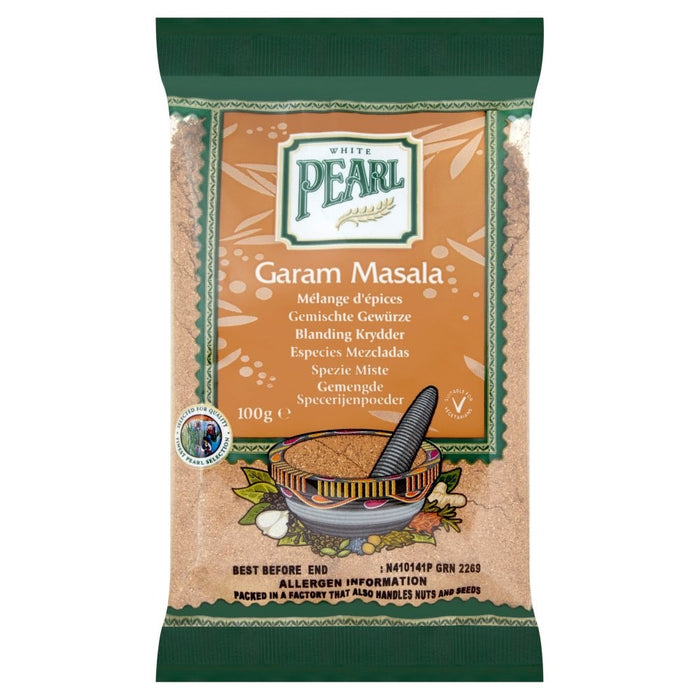 12 x 100g White Pearl Garam Masala - Authentic Mixed Spices Blend UK Packed