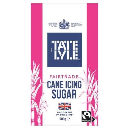 10x 500g Sugar Tate & Lyle Fairtrade Cane Icing Fine Baking Sugar