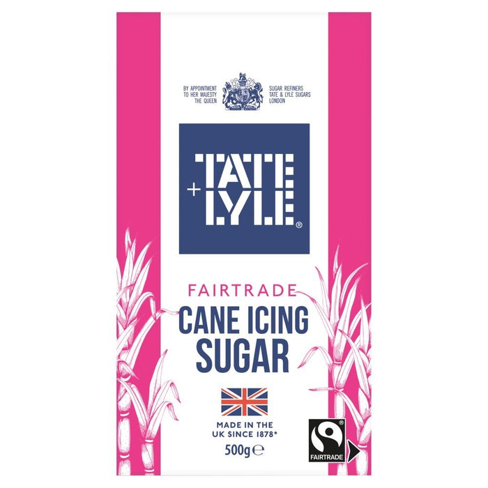 10x 500g Sugar Tate & Lyle Fairtrade Cane Icing Fine Baking Sugar