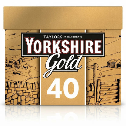 40s 125g 5 Pack Bundle Total 200 Bags Yorkshire Gold Tea Bags