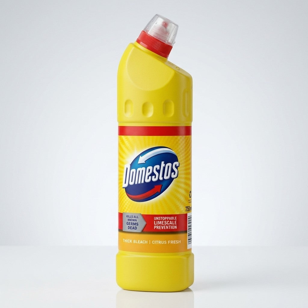 9x Domestos Citrus Fresh Thick Bleach 750ml Bottle Bulk Wholesale Box Trade Pack