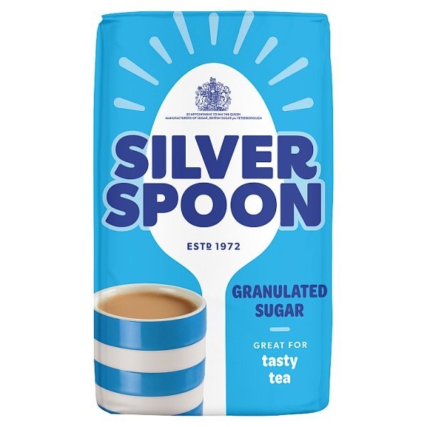 Silver Spoon Granulated Sugar 1kg / 500g Sweetener - Bulk Case