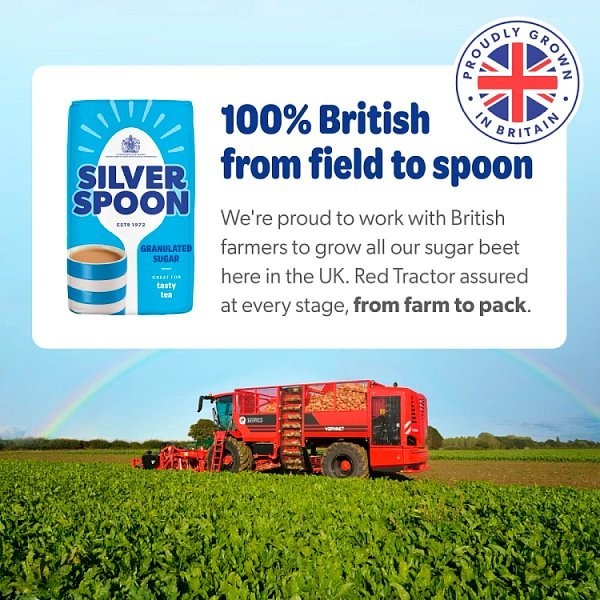 Silver Spoon Granulated Sugar 1kg / 500g Sweetener - Bulk Case