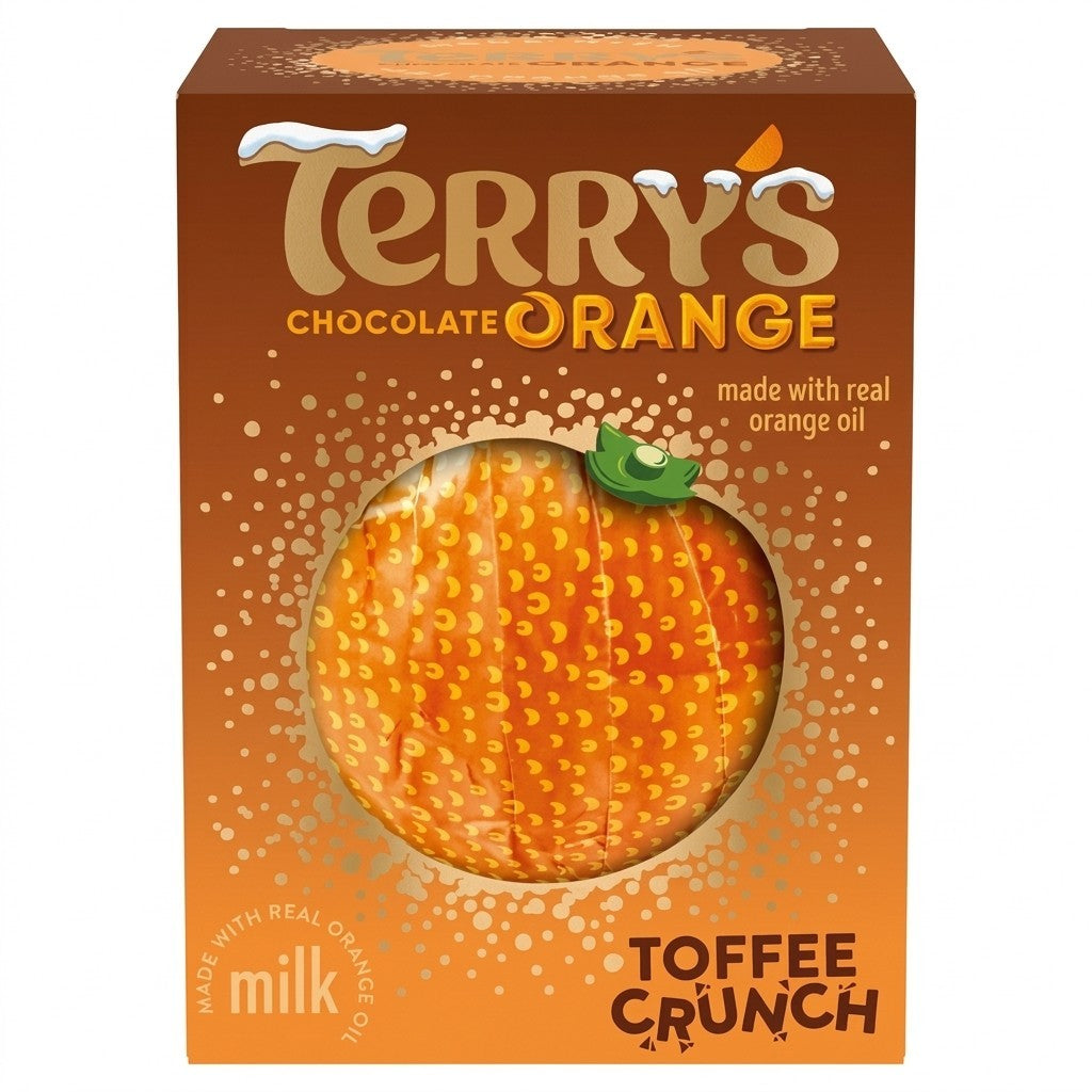 12x 145g Terry's Chocolate Orange Toffee Crunch Wholesale Bulk Gift Box
