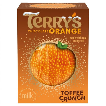 12x 145g Terry's Chocolate Orange Toffee Crunch Wholesale Bulk Gift Box