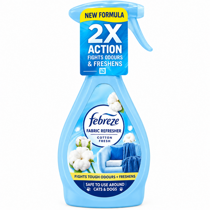 500ML X 8 Febreze Fabric Freshener Spray Cotton Fresh