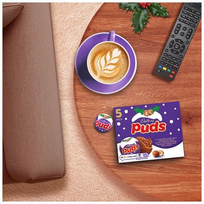 12 x 175g (5 x 35g) Cadbury Dairy Milk Chocolate Christmas Puds Multipack Sweets