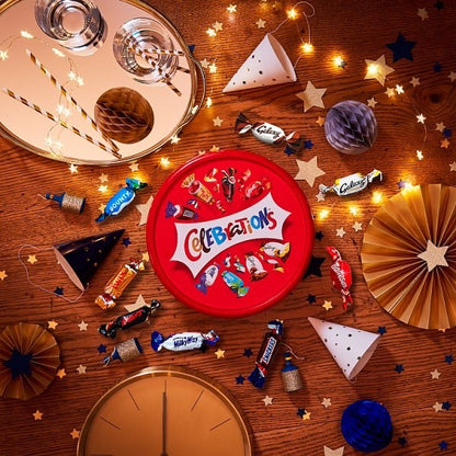 500g Pack Celebrations Milk Chocolate Tub Assorted Share Mix Eid Christmas Gif