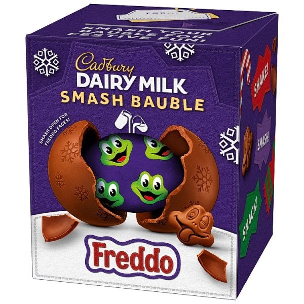 9 x 90g Cadbury Freddo Dairy Milk Chocolate Hollow Figure Bauble Gift Treat