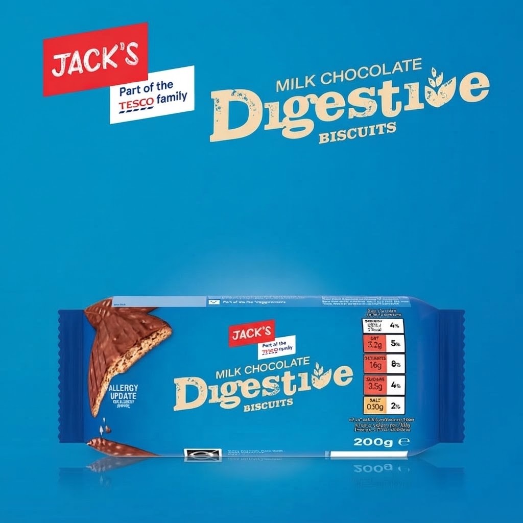 Jacks Assorted Biscuits 200g x12 Malted Milk Chocolate Coconut Vegetarian Bulk