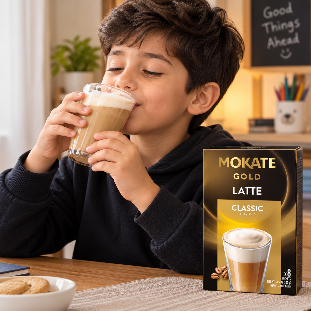 100g x 12 Mokate Gold Caramel Instant Coffee Drink & Cappuccino / Latte Assorted