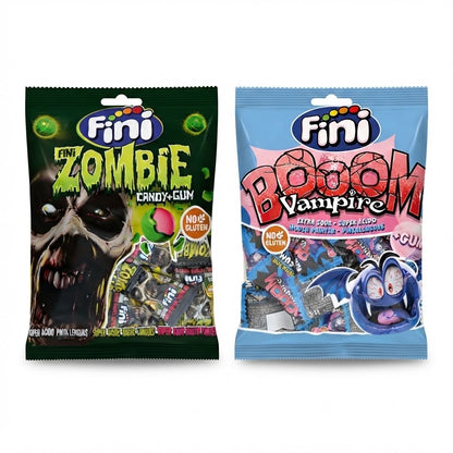 65g x 15 Fini Boom Vampire & Zombie Sour Gum Candy Bulk Box