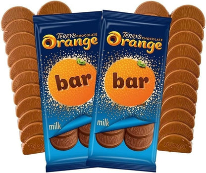 Terry's Chocolate Orange & Mint Bar 90g x 20 Bulk Box UK Variety Pack Sweets