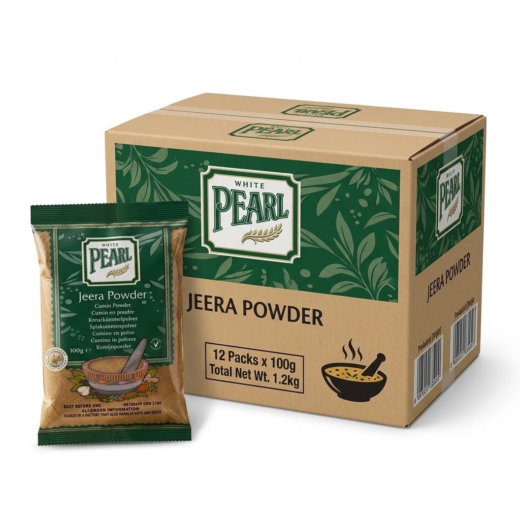 100g × 12 Cumin Powder Ground Jeera Spice Pure Indian Seasoning White Pearl
