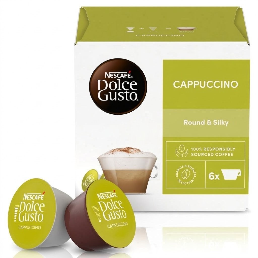 139g × 3 Packs NESCAFE Dolce Gusto Cappuccino Coffee Pods Caps 6 Servings 12