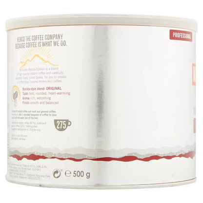 Kenco Millicano Instant Coffee Americano Original 500g Jar Fine Blend Rich
