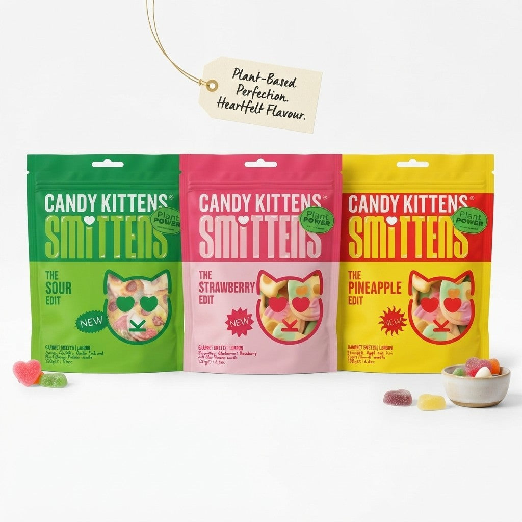 20x  130g Candy Kittens Smittens Gourmet Sweets Variety  Plant-Based Pack