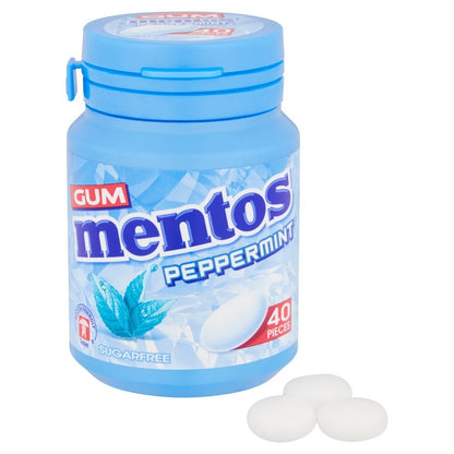 Mentos Sugarfree Chewing Gum Jars 40 Pieces Spearmint & Peppermint - Bulk