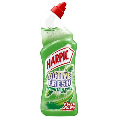 12x Harpic Active Fresh Mountain Pine Toilet Cleaner 750ml Bulk Wholesale Case