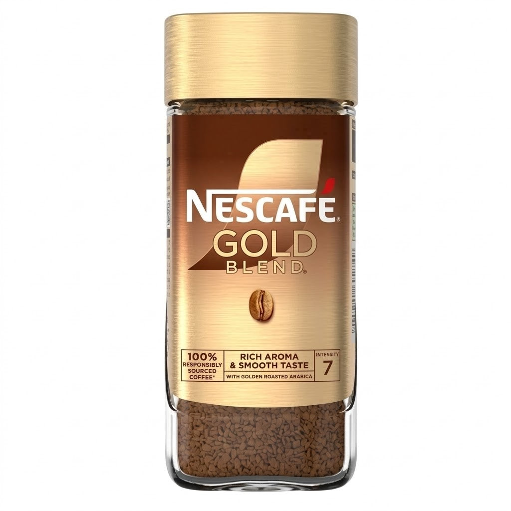 95g × 6 Nescafe Gold Blend Instant Coffee Jar Intensity 7 Smooth Roast