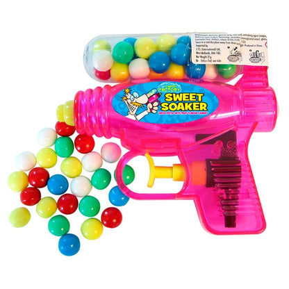 18gx 12 Crazy Candy Factory Sweet Soaker Water Pistol with Fruit Flavoured Candy