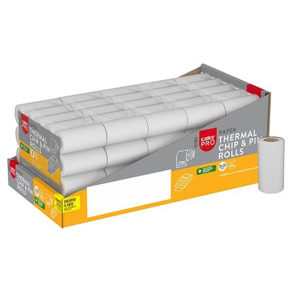 CaterPro 20 Thermal Till Paper Rolls 57x39mm Chip & Pin PDQ Receipt Credit Card