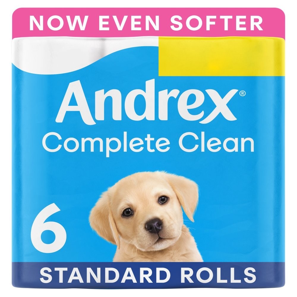 Andrex Comfort Toilet Paper 2-Ply 33 Mega Rolls Soft Strong toilet Tissue