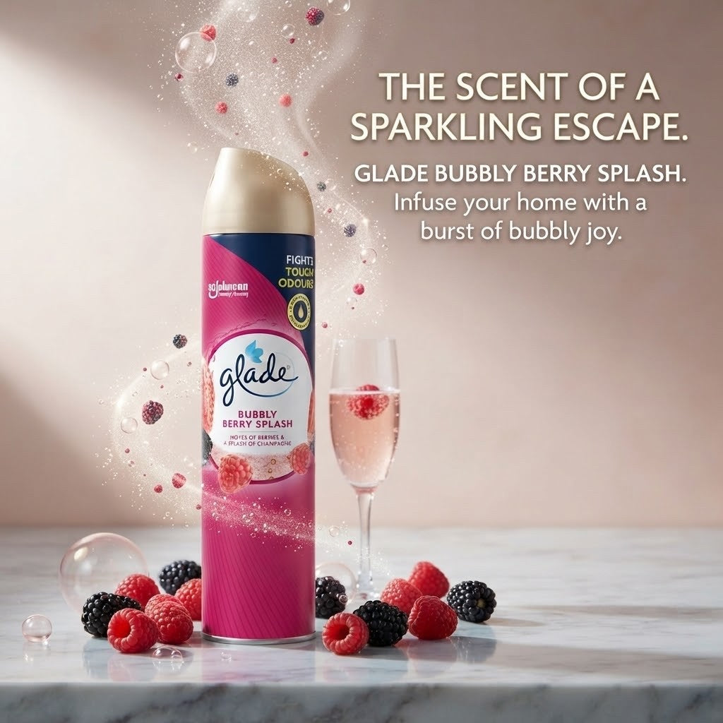 12 x 300ml Glade Aerosol Air Freshener Pure Clean Linen Bulk Pack Spray Value