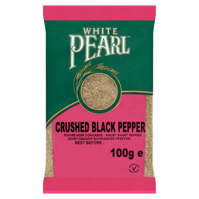 12 x 1.2Kg | White Pearl Crushed Black Pepper 100g x 12 Bulk