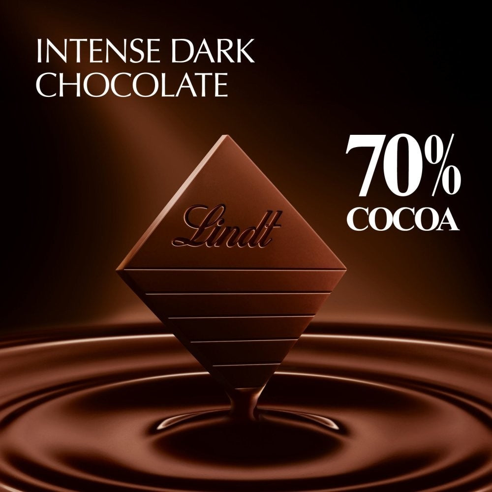 Lindt Excellence Chocolate Bar 100g x 8 Pack - Milk, Dark 70% or Pistachio