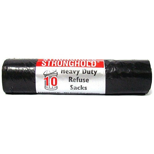 20 Pack Rolls Stronghold Refuse Sacks on Roll Heavy Duty Bin Liners Wholesale