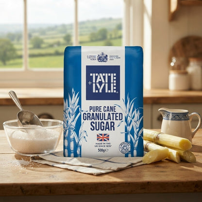 10x 500g Tate & Lyle Pure Cane Granulated Sugar