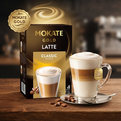 100g x 12 Mokate Gold Caramel Instant Coffee Drink & Cappuccino / Latte Assorted