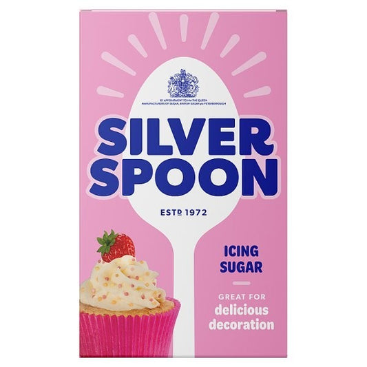 Silver Spoon Icing Sugar 1kg / 500g Cake Frosting - Bulk Case