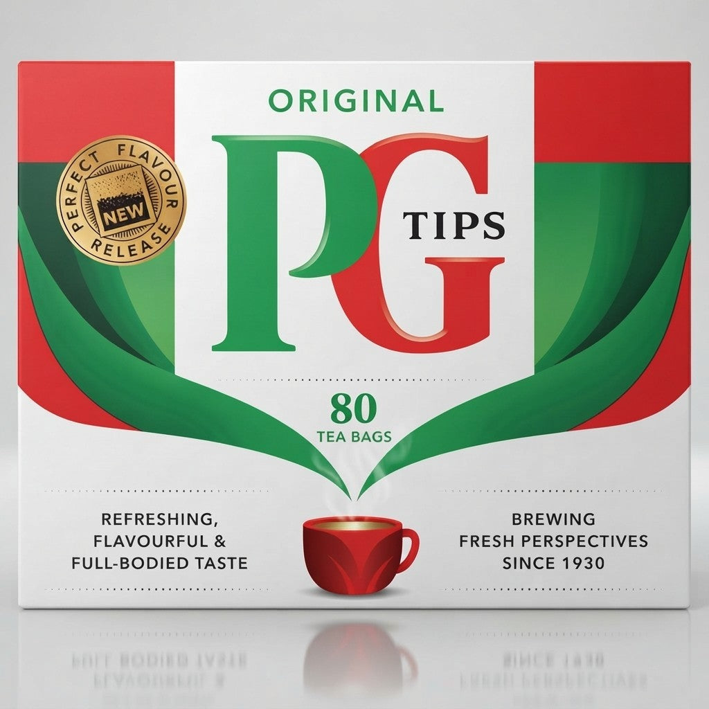 80Tea Bags 232g PG Tips Original Tea Bags Everyday Black Tea