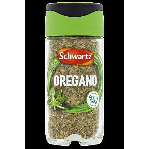 7g × 6 Schwartz Gently Dried Oregano Glass Jar Kitchen Herb Seasoning Spice