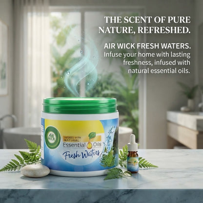70g x 12 Air Wick Gel Tin Air Freshener 30 Days Pink Sweet Pea Fresh Waters