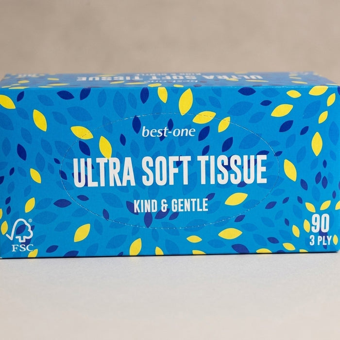90s × 12 Pack Bestin Facial Tissue Bulk x 90 Sheets Soft 2 Ply Tissue Box Pack