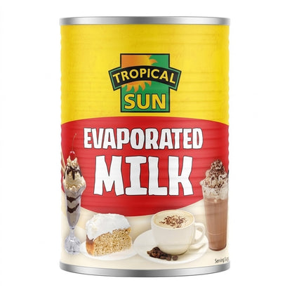 Tropical Sun Evaporated Milk Creamy Dessert Baking Coffee