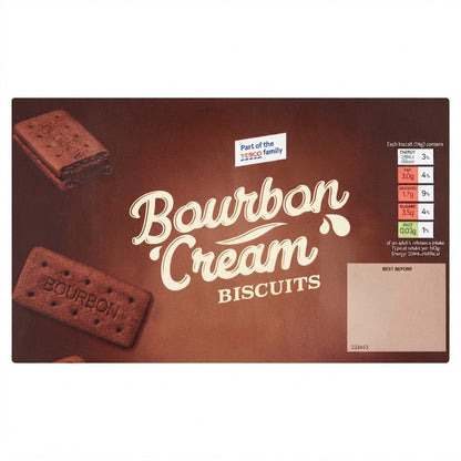 12x 400g Jack's Bourbon Cream Biscuits Chocolate Snack Pack