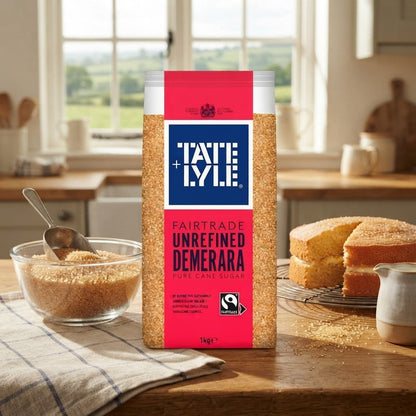 10x 1kg Tate & Lyle Fairtrade Unrefined Demerara Sugar