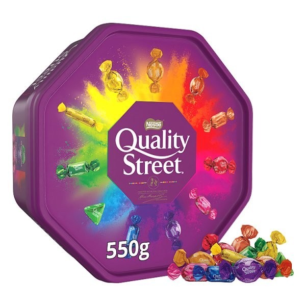 550g Nestle Quality Street Chocolate Tub Iconic Assorted Sweet Selection Tub
