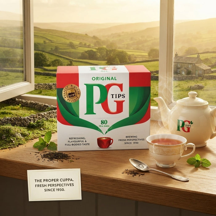 80Tea Bags 232g PG Tips Original Tea Bags Everyday Black Tea