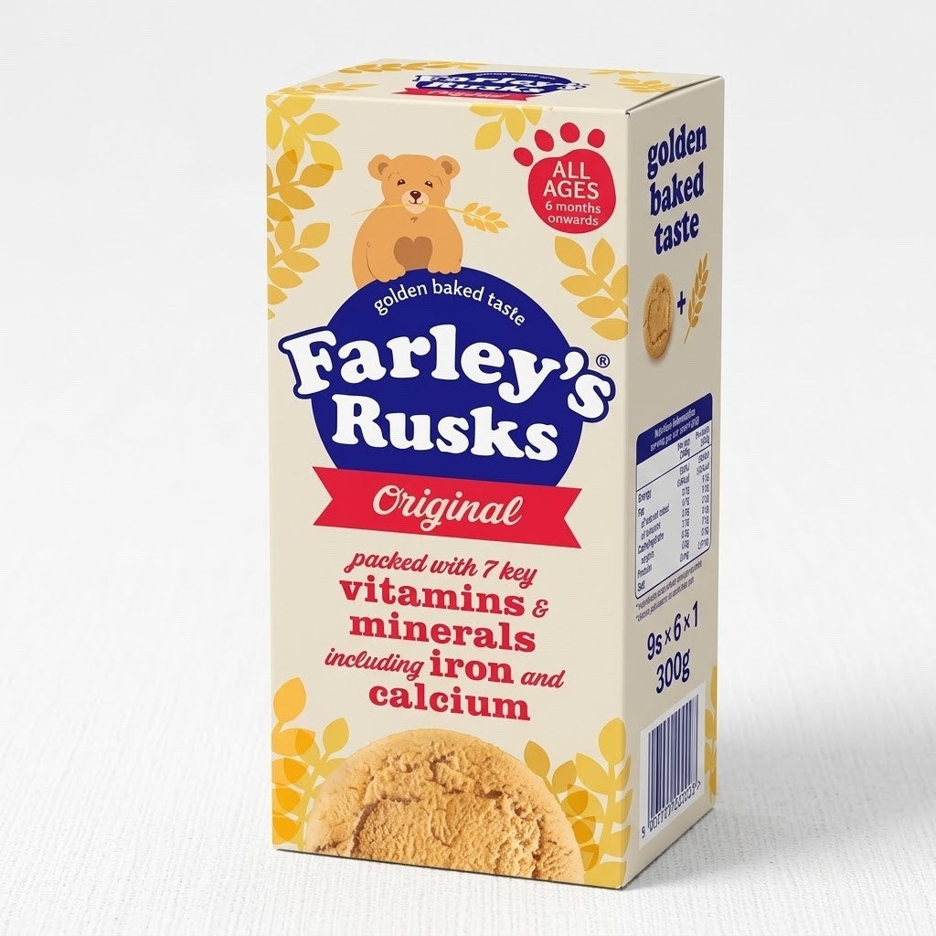 9s × 6 Packs Farley’s Original Rusks (300g x 6 Packs) – Wholesale & Bulk Pack