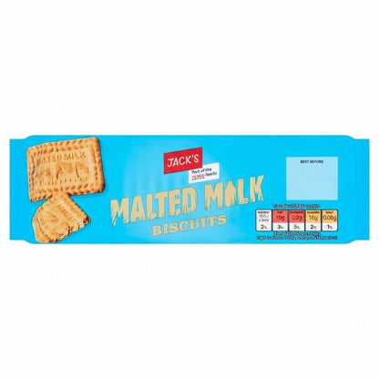 Jacks Assorted Biscuits 200g x12 Malted Milk Chocolate Coconut Vegetarian Bulk