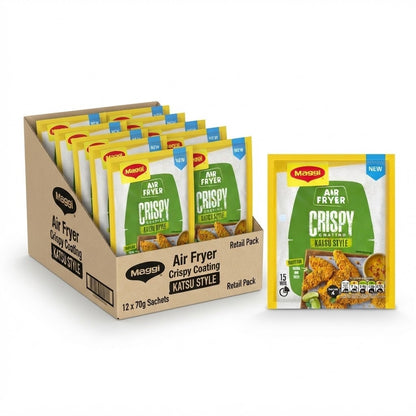 12x 70g Maggi Air Fryer Crispy Coating Katsu Style Mix