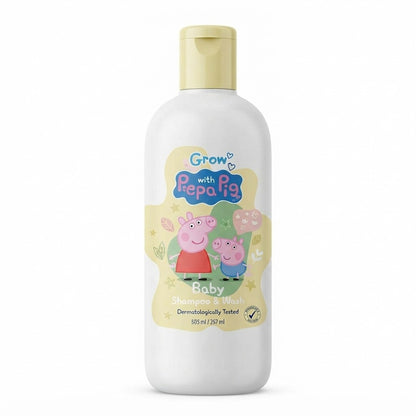 6x 350ml Grow with Peppa Pig Baby Conditioning Shampoo Tear-Free & Detangling