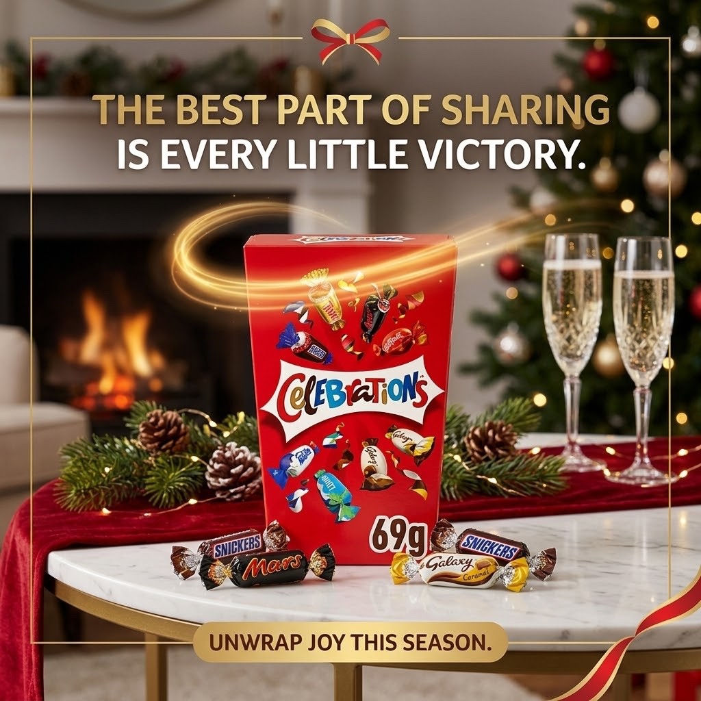 12 x 69g Celebrations Milk Chocolate Mini Box Variety Assortment Gift Vegetarian