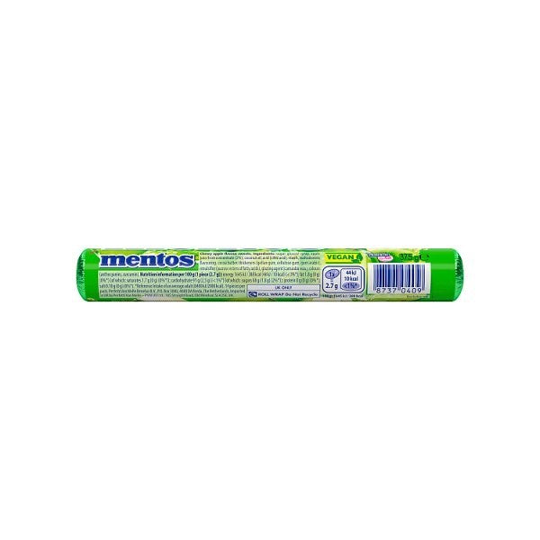 37.5g x 40 | Mentos Strawberry Mix & Green Apple Chewy Rolls Bulk Pack
